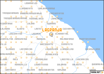 map of La Granja