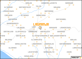 map of La Granja