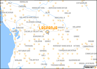 map of La Granja