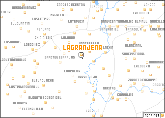 map of La Granjena