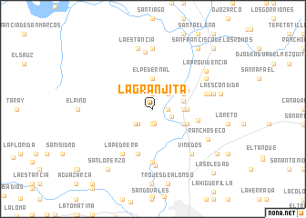 map of La Granjita