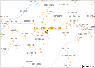 map of La Gran Parada