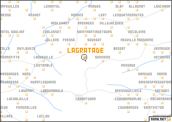 map of La Gratade