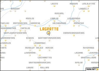 map of La Gratte