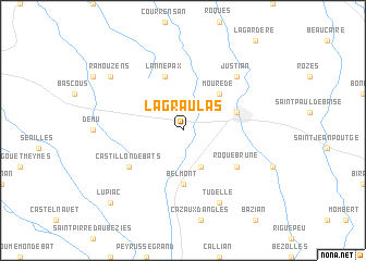 map of Lagraulas