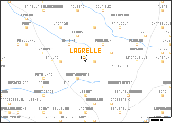 map of La Grelle