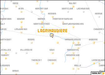 map of La Grimaudière