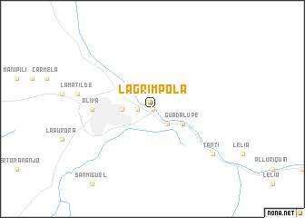 map of La Grimpola