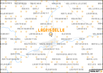 map of La Grisoëlle