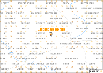 map of La Grosse Haie