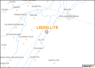 map of La Grullita