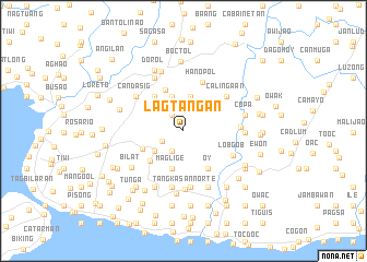 map of Lagtangan