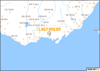 map of Lagtangon