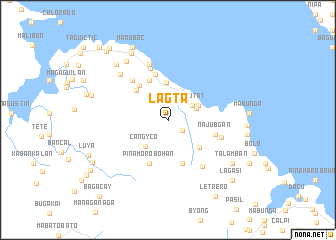 map of Lagta