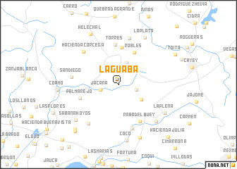 map of La Guaba