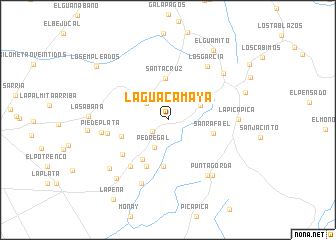 map of La Guacamaya