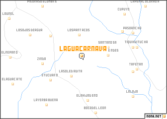 map of La Guacarnava