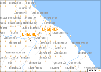 map of La Guaca