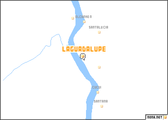 map of La Guadalupe