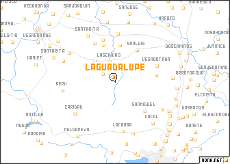 map of La Guadalupe