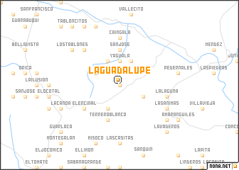 map of La Guadalupe