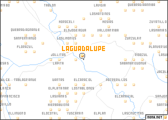 map of La Guadalupe