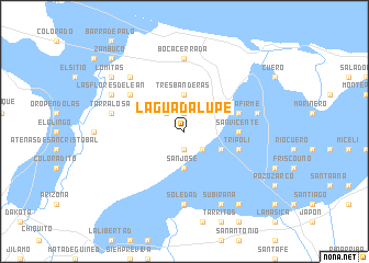 map of La Guadalupe