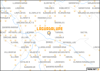 map of La Guadalupe