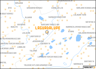 map of La Guadalupe