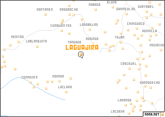 map of La Guajira