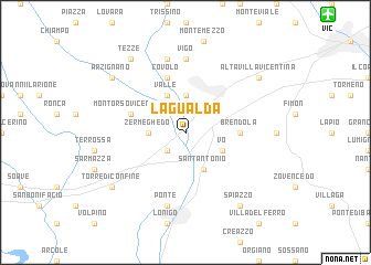 map of La Gualda