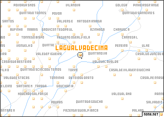 map of Lagualva de Cima