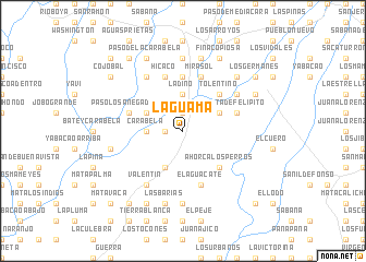 map of La Guama