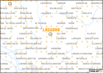 map of La Guama