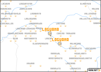 map of La Guama