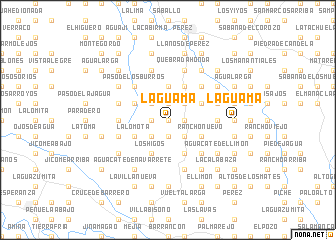 map of La Guama