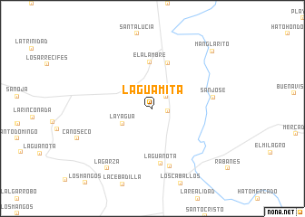 map of La Guamita