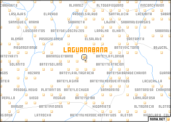 map of La Guanábana