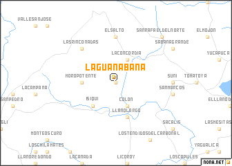 map of La Guanábana