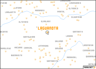 map of La Guanota