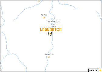 map of La Guantza