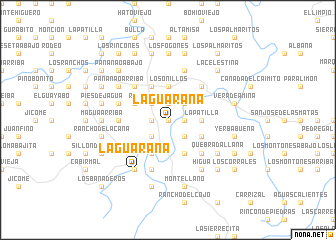 map of La Guarana