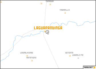 map of La Guarandinga
