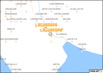 map of La Guarapa