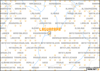 map of La Guarapa