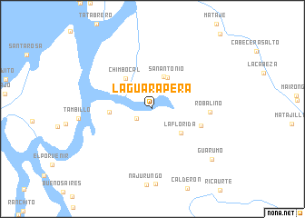 map of La Guarapera