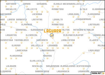 map of La Guara