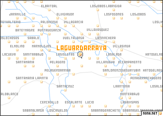 map of La Guardarraya