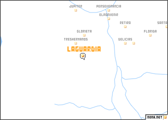 map of La Guardia