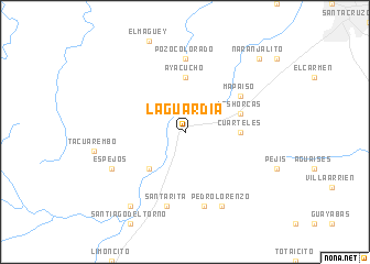 map of La Guardia